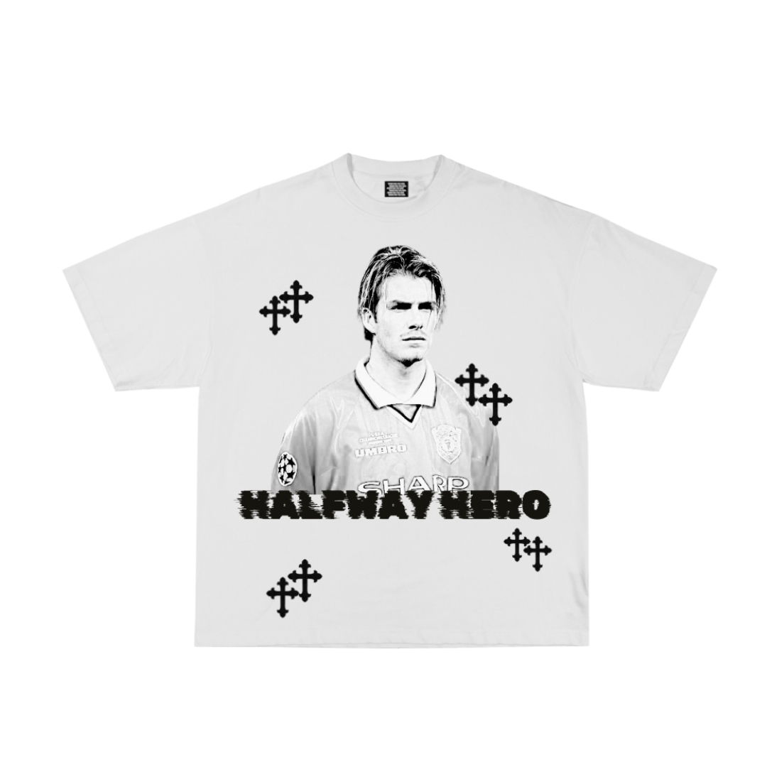 Becks Halfway Hero Tee [White]